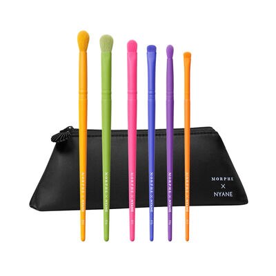X NYANE FIERCE FAIRYTALE SET DE 6 BROCHAS PARA OJOS + BOLSA