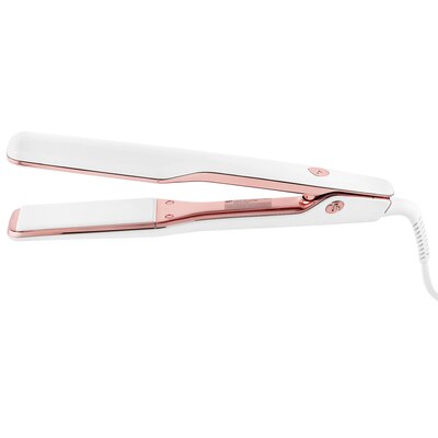 SINGLEPASS X 1.5&rdquo; IONIC FLAT IRON WITH CERAMIC PLATES (WHITE & ROSE GOLD) (PLANCHA PARA CABELLO)