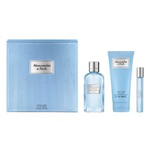 ABERCROMBIE & FITCH                                                            FIRST INSTINCT BLUE WOMEN EDP 100ML GIFT SET