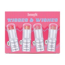 KISSES & WISHES BENEFIT COSMETICS HOLIDAY (SET DE 4 BALSAMOS MINI PARA LABIOS)