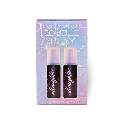 DOUBLE TEAM SET ALL NIGHTER SETTING SPRAYS (SET FIJADOR DE MAQUILLAJE)