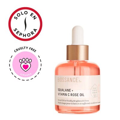 SQUALANE + VITAMIN C ROSE OIL (ACEITE DE ROSAS CON ESCUALANO Y VITAMINA C Y)