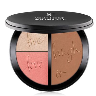 YOUR MOST BEAUTIFUL YOU&trade; ANTI-AGING MATTE BRONZER, RADIANCE LUMINIZER & BRIGHTENING BLUSH PALETTE