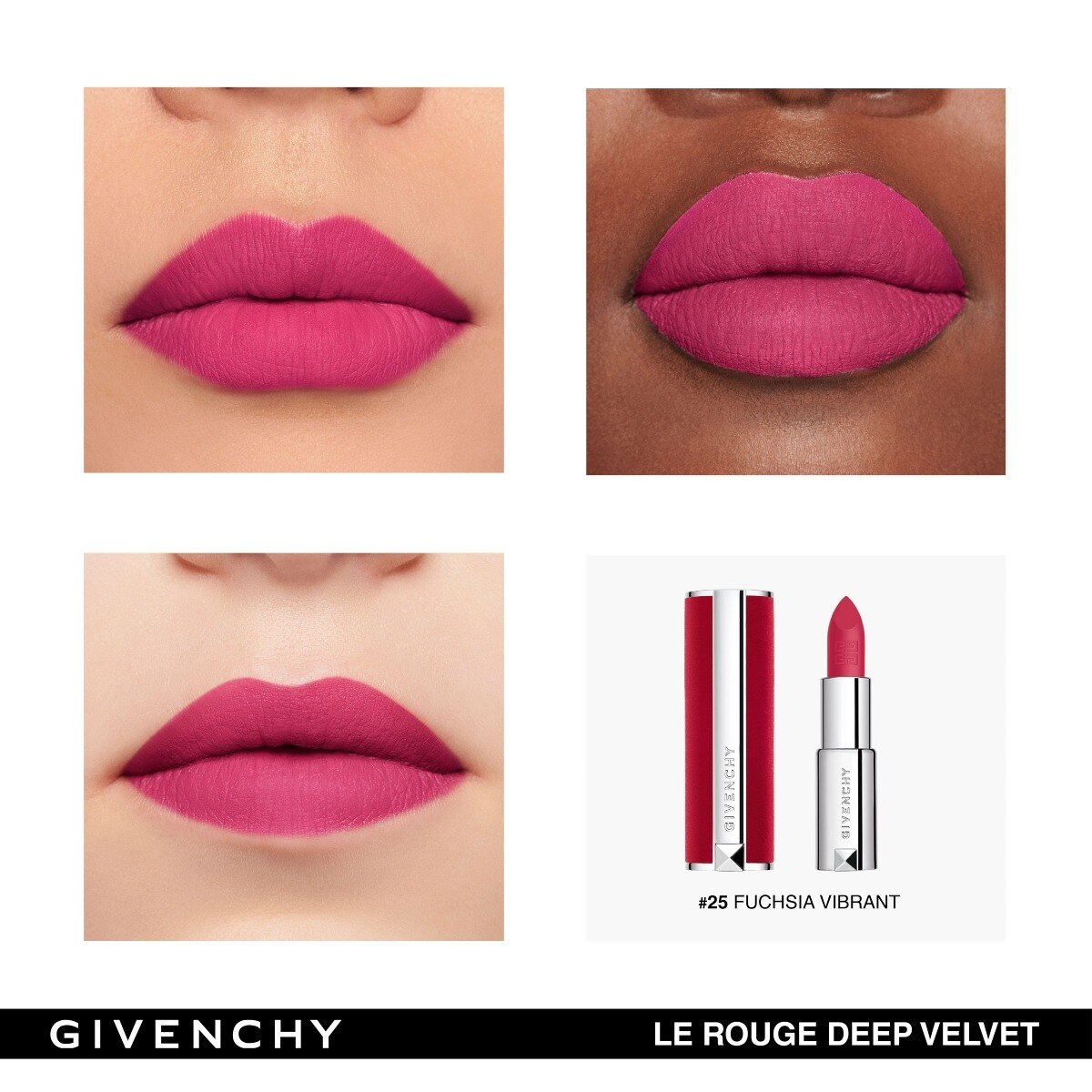 LE ROUGE DEEP VELVET (LABIAL MATE ULTRAPIGMENTADO)