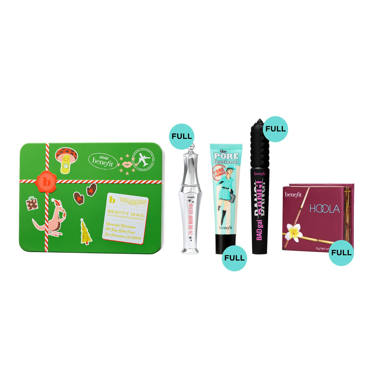SET FULL GLAM GREETINGS