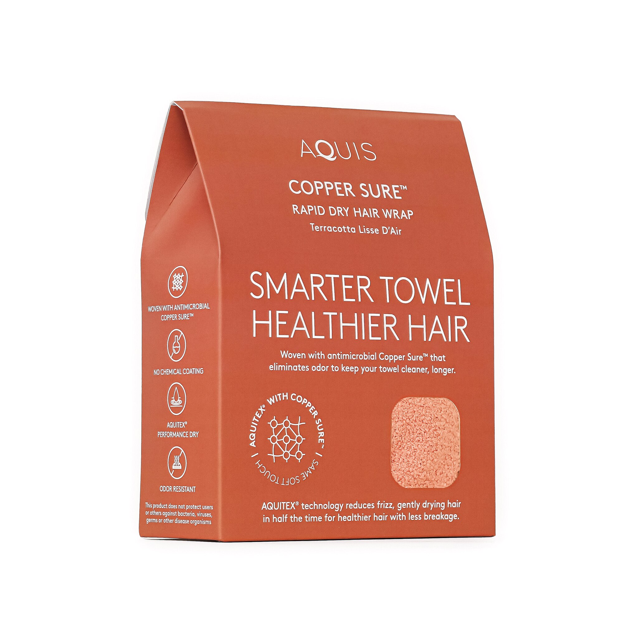 HAIR TURBAN ANTIBACTERIAL COPPER (TURBANTE PARA CABELLO)