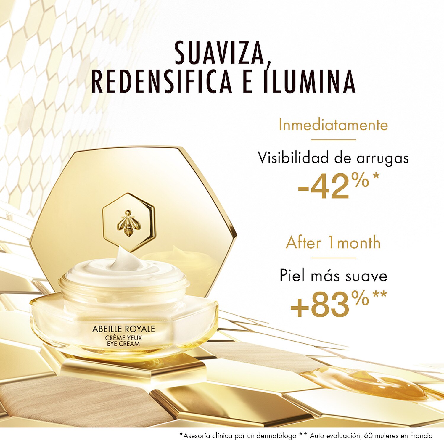 CREMA DE OJOS MULTI CORRECTORA DE ARRUGAS ABEILLE ROYALE