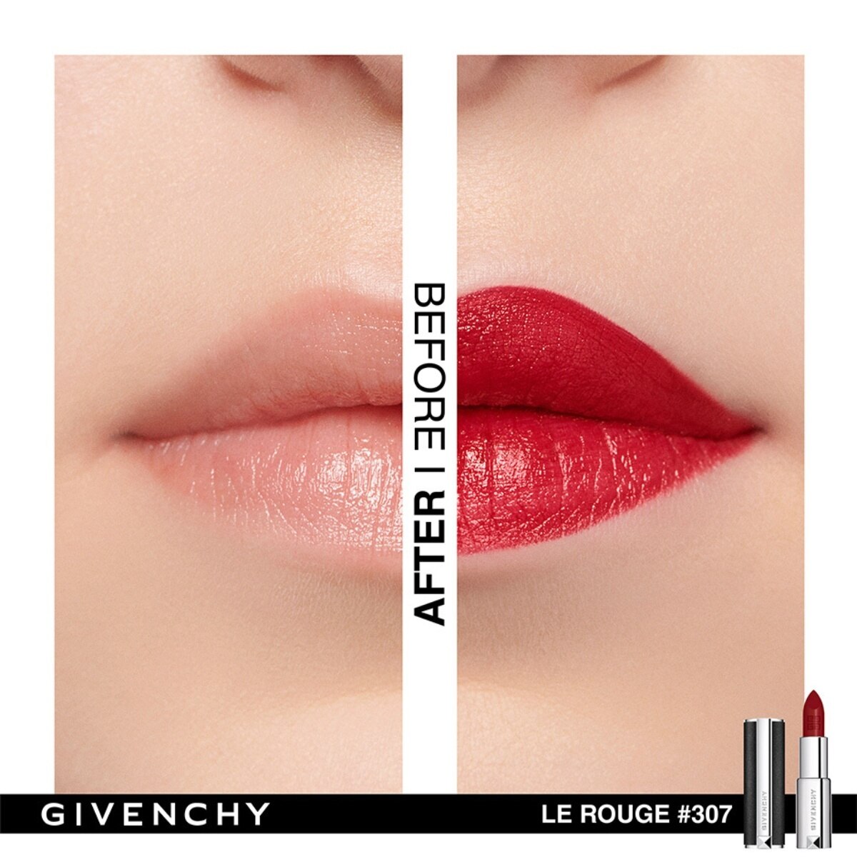 LE ROUGE (LABIAL SEMI-MATE DE ALTA COBERTURA)