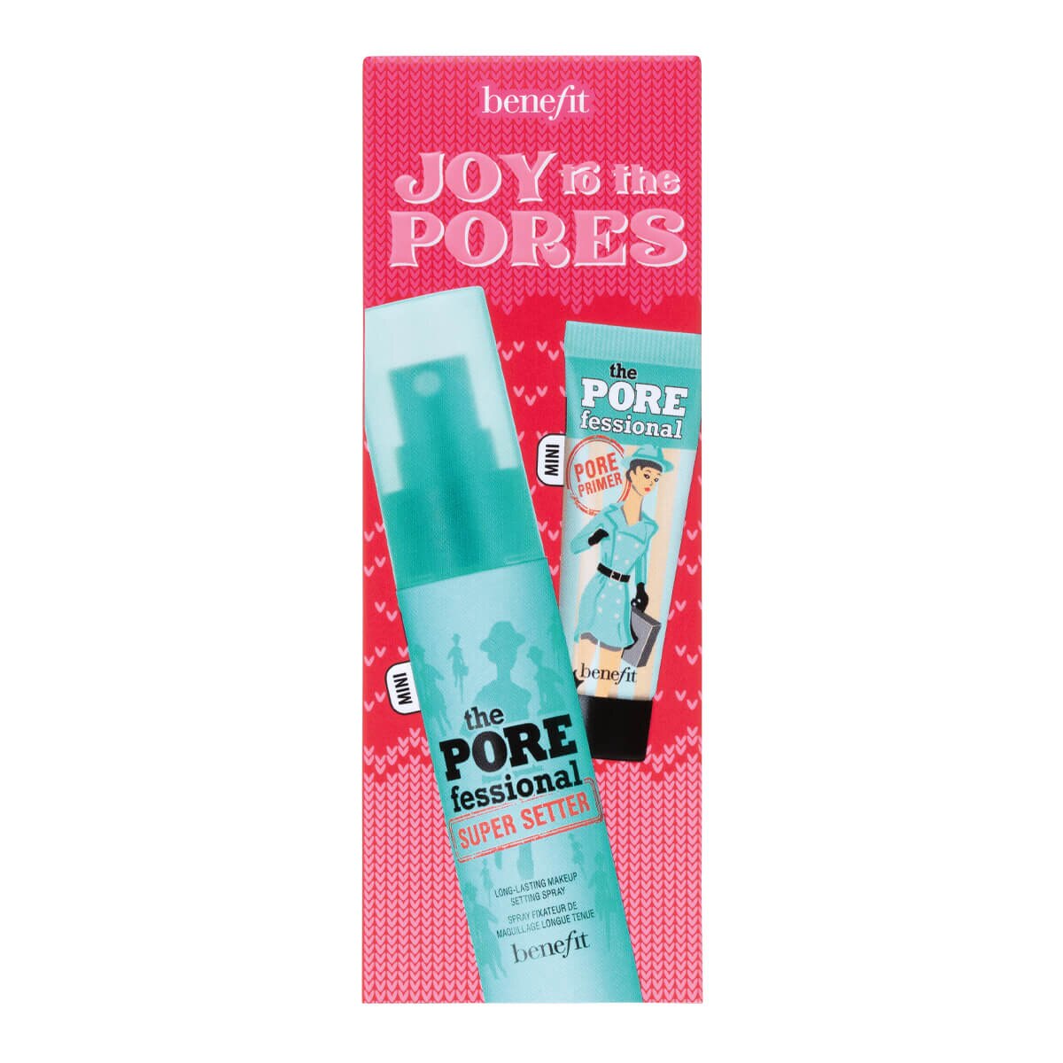 JOY TO THE PORES BENEFIT COSMETICS HOLIDAY (SET DE PRIMER Y FIJADOR DE MAQUILLAJE EN SPRAY)