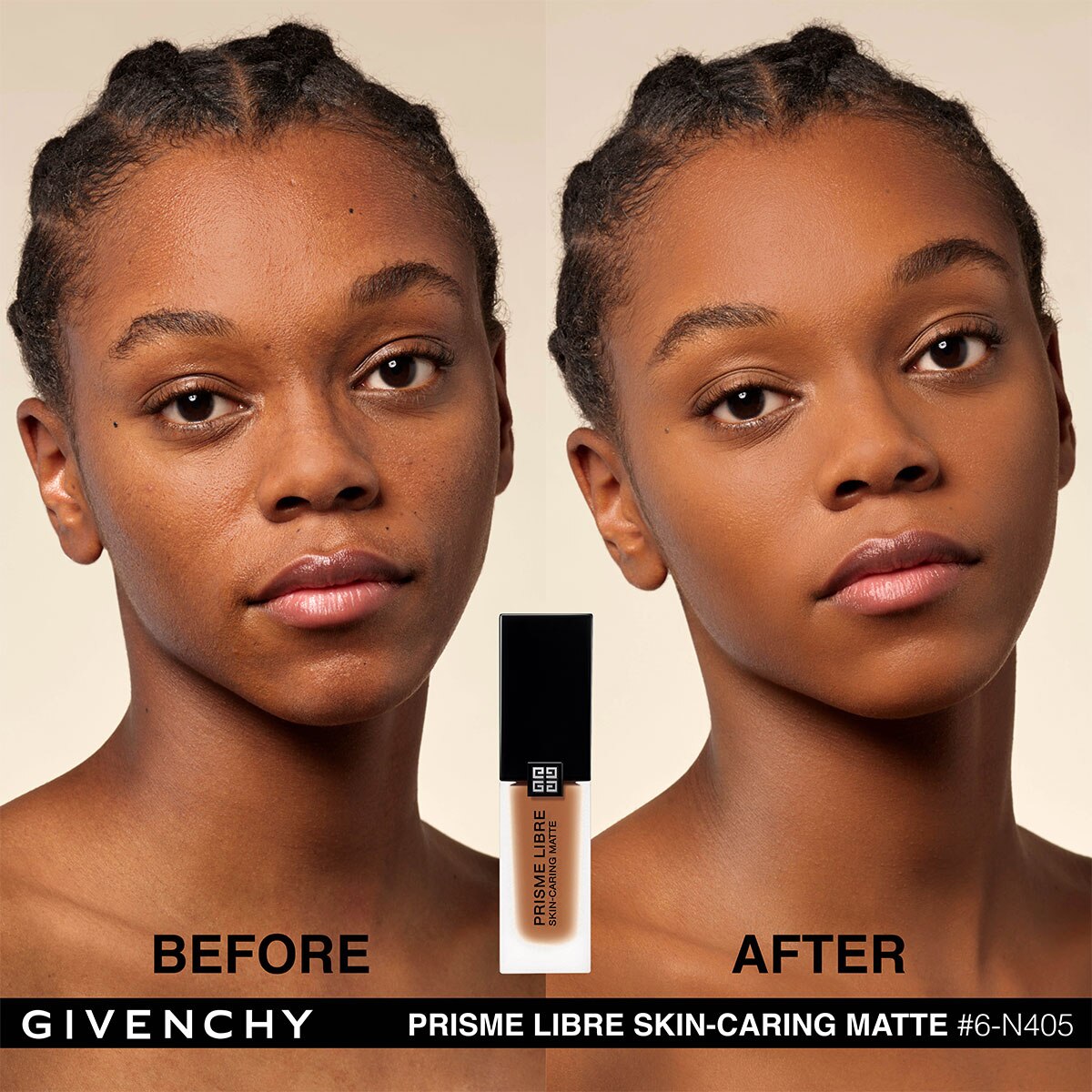PRISME LIBRE SKIN-CARING MATTE BASE DE MAQUILLAJE L&Iacute;QUIDA (BASE HIDRATANTE PARA EL CUIDADO DE LA PIEL)