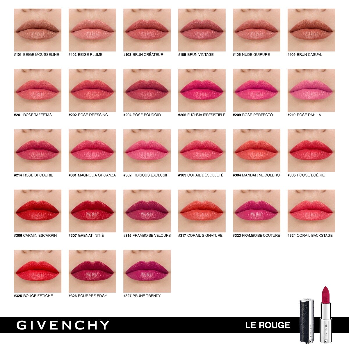 LE ROUGE (LABIAL SEMI-MATE DE ALTA COBERTURA)