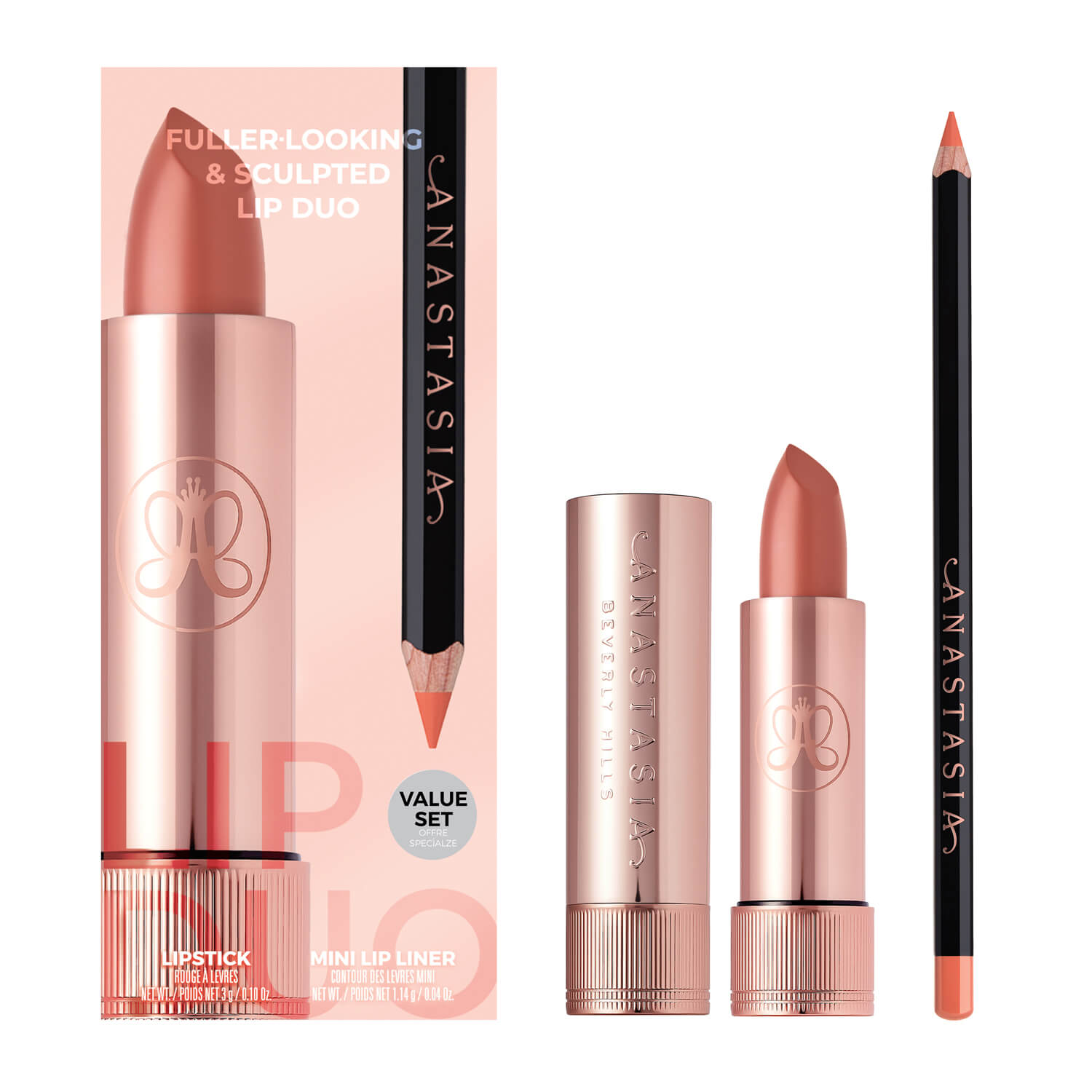FULLER LOOKING & SCULPTED LIP DUO KIT (SET PARA LABIOS)
