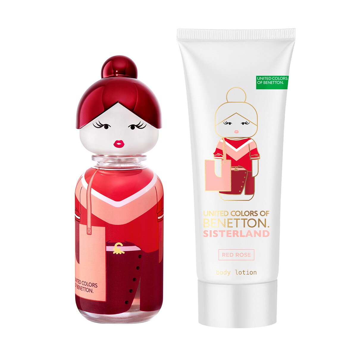 SET SISTERLAND RED EDT Y BODY LOTION