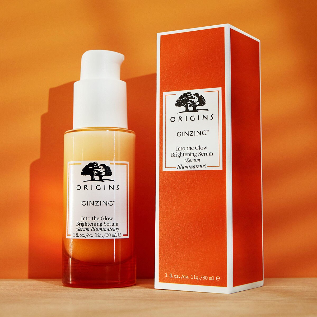 GINZING&trade; INTO THE GLOW BRIGHTENING SERUM