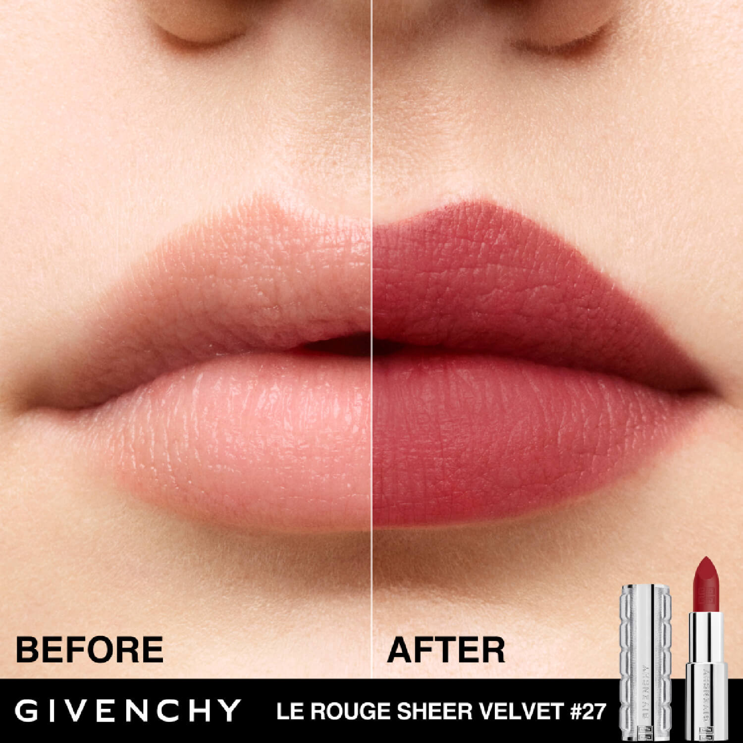 LE ROUGE SHEER VELVET (LABIAL MATE DE LARGA DURACI&Oacute;N EDICI&Oacute;N HOLIDAY COLLECTION)