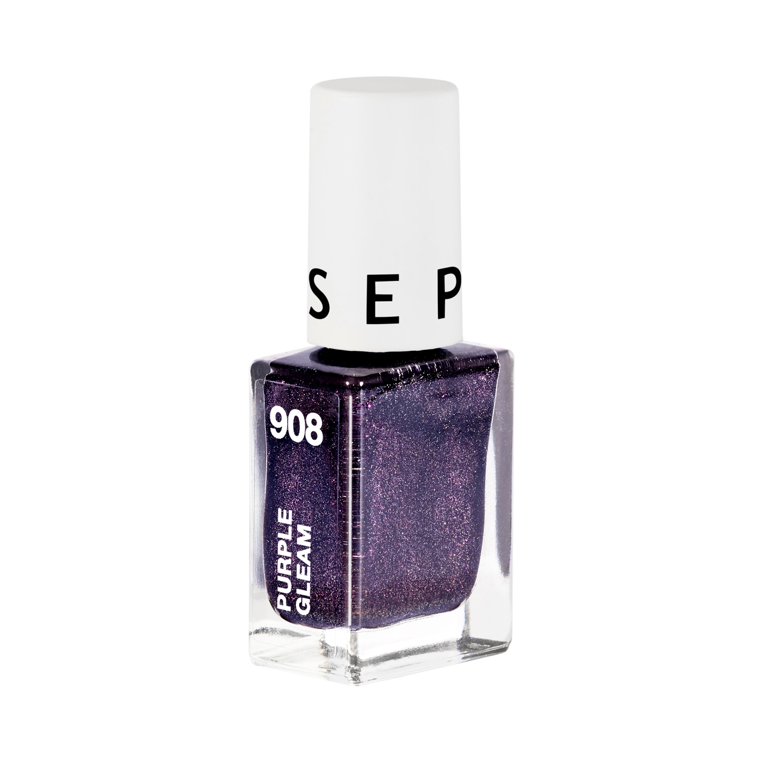 RWD NEW NAIL POLISH-24 908 PURPLE GLEAM