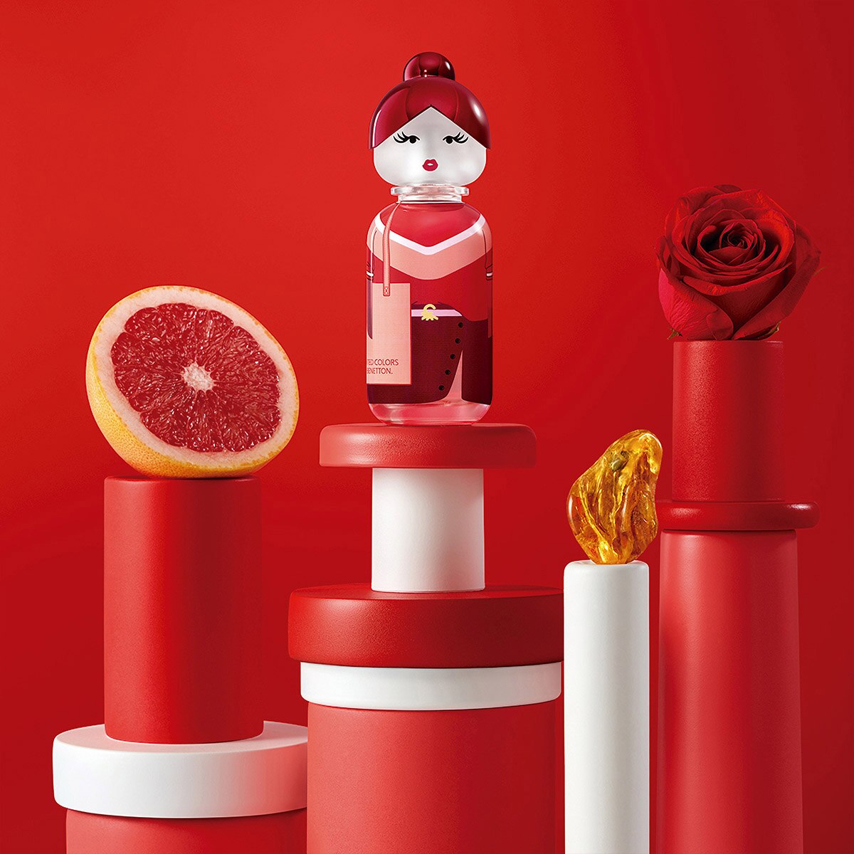 BENETTON SISTERLAND RED ROSE SET