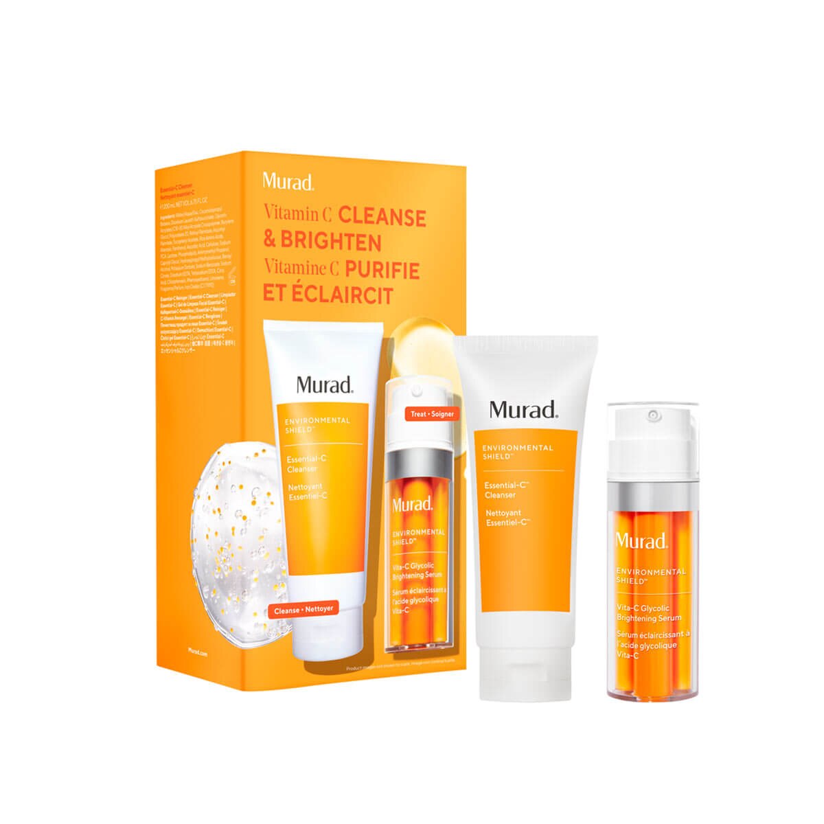 VITAMIN C CLEANSE & BRIGHTEN KIT (KIT DE LIMPIEZA CON VITAMINA C)