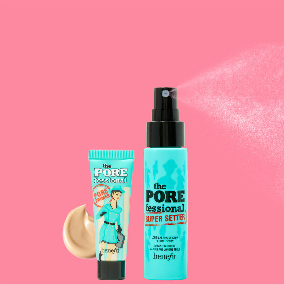 JOY TO THE PORES BENEFIT COSMETICS HOLIDAY (SET DE PRIMER Y FIJADOR DE MAQUILLAJE EN SPRAY)
