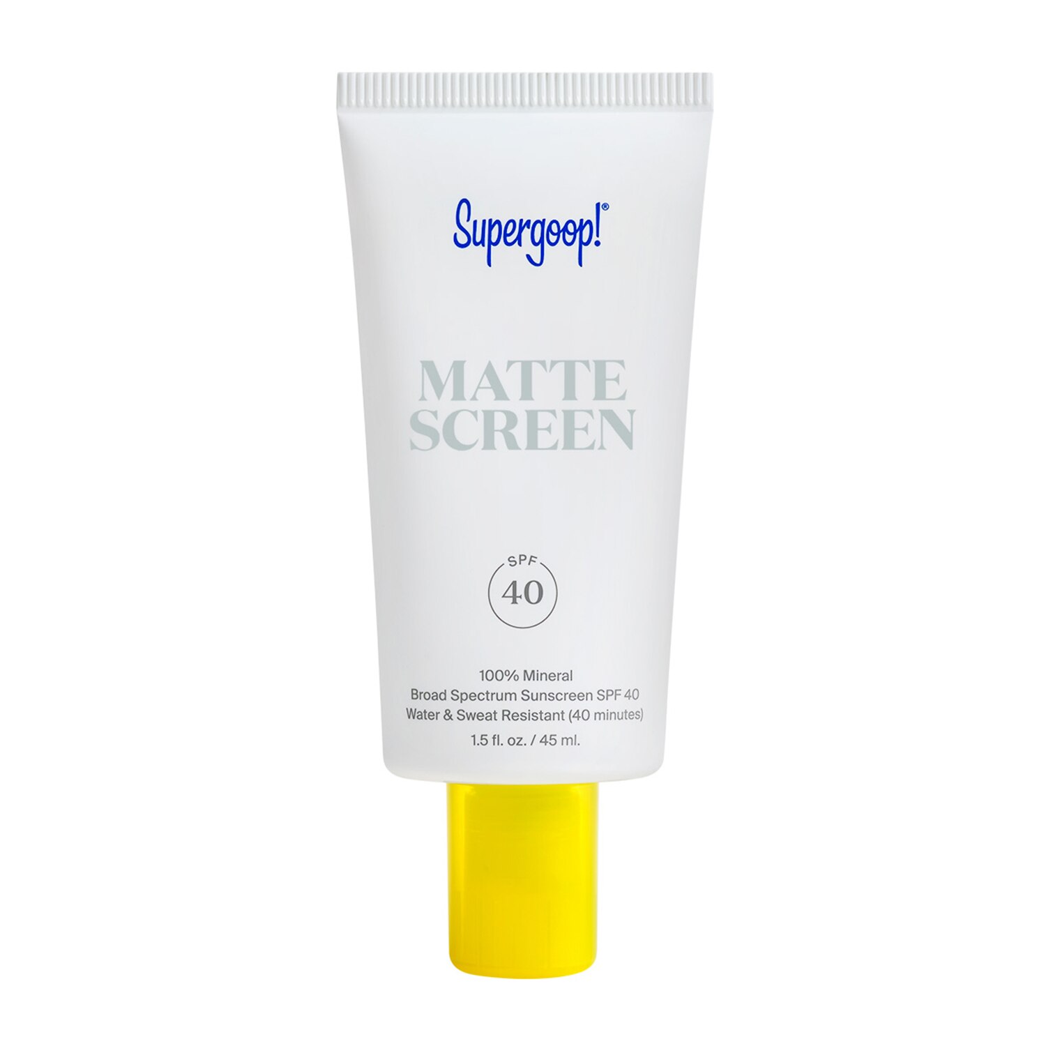 100% MINERAL SMOOTH & PORELESS MATTE SCREEN SPF 40