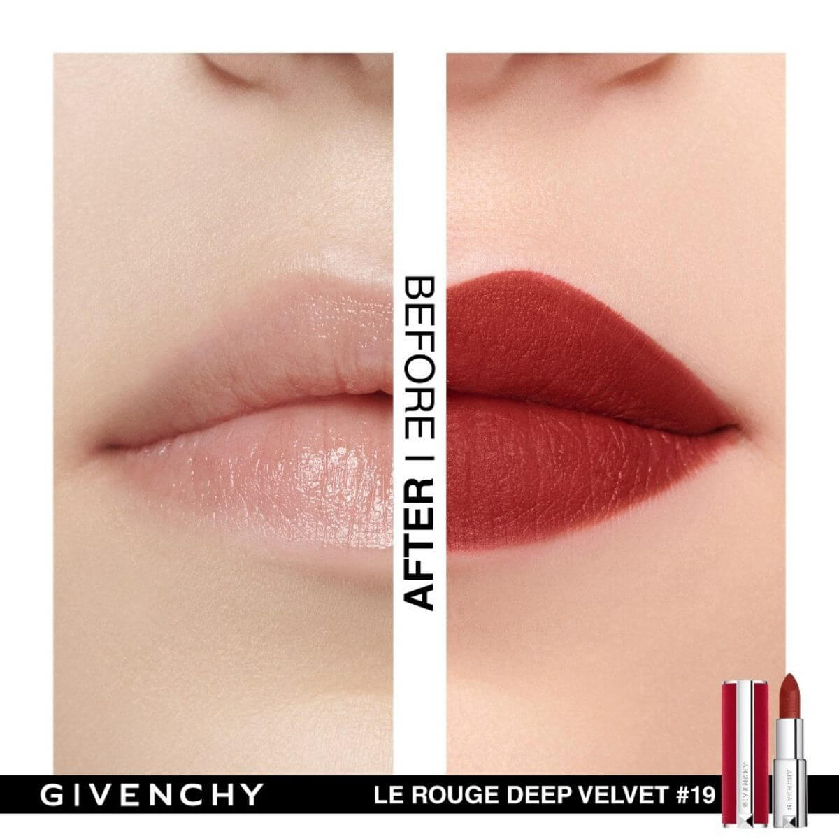 GIVENCHY LE ROUGE DEEP VELVET (LIPSTICK  MATE ULTRAPIGMENTADO DE LARGA DURACI&Oacute;N)