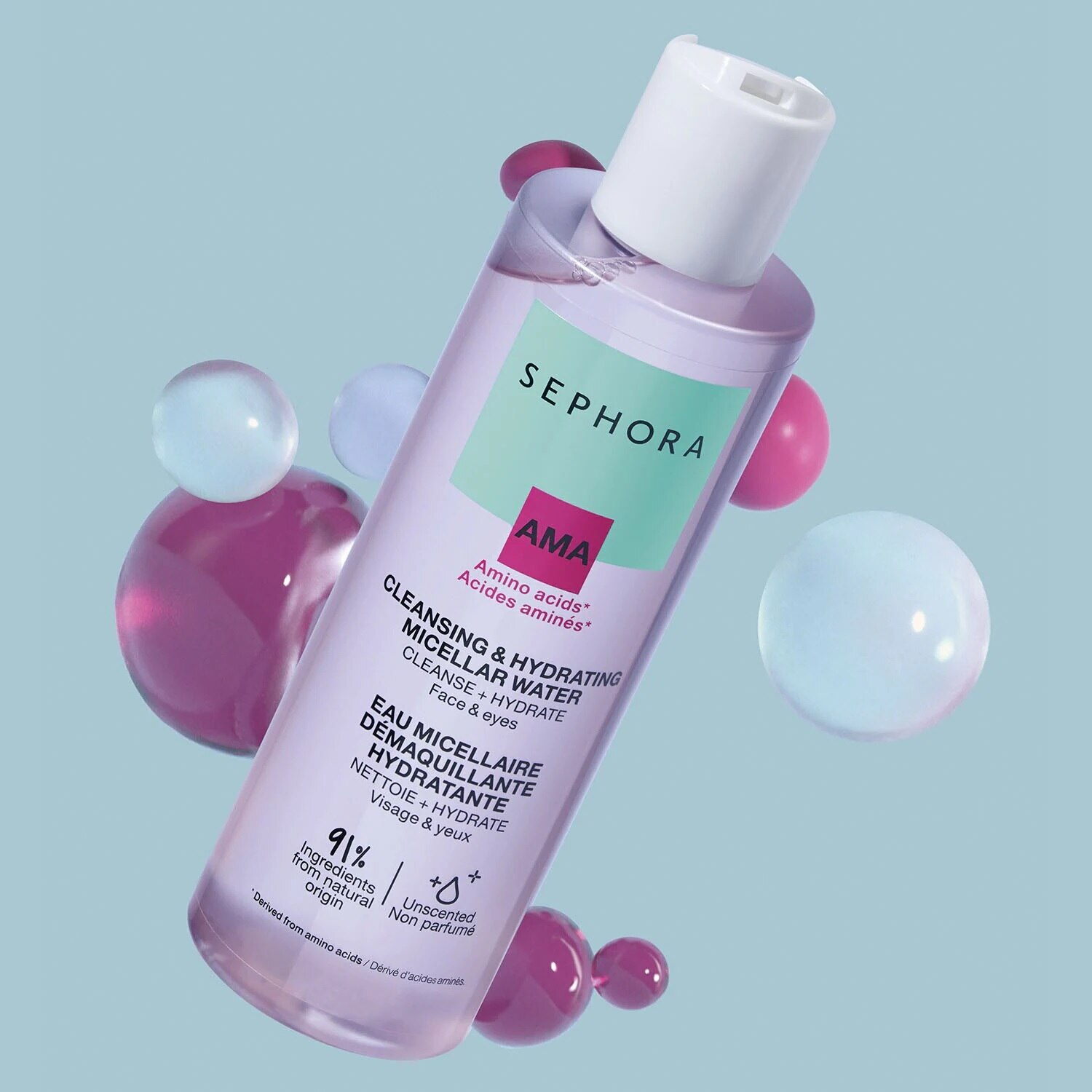 CLEANSING & HYDRATING MICELLAR WATER (AGUA MICELAR)