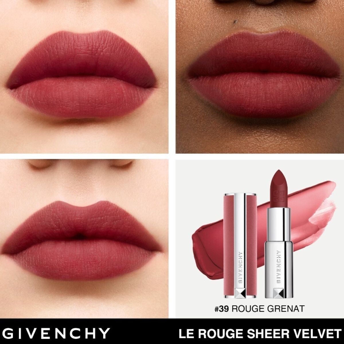 LE ROUGE SHEER VELVET LIPSTICK DE GIVENCHY (LABIAL MATE DE EFECTO DIFUMINADO Y LARGA DURACI&Oacute;N )