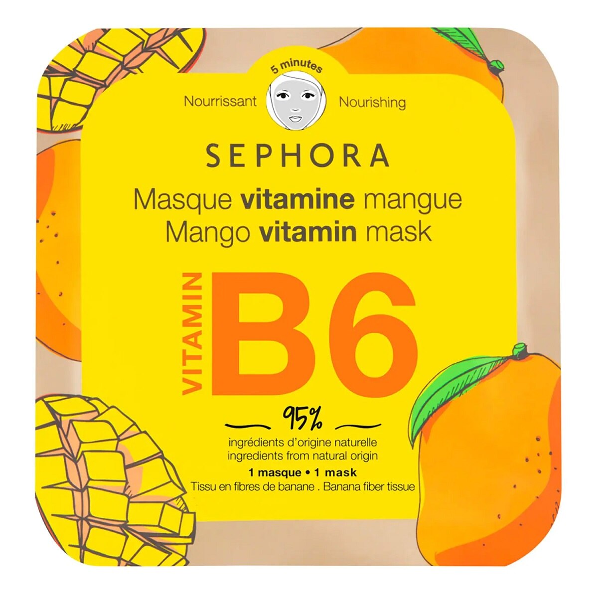 Mascarilla Facial con Vitaminas