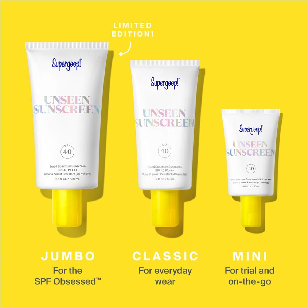 SUPERGOOP! UNSEEN SUNSCREEN SPF 40 PA+++ (PROTECTOR SOLAR INVISIBLE)