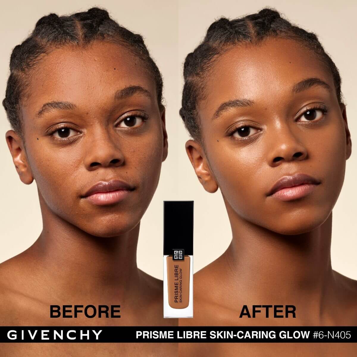PRISME LIBRE SKIN-CARING GLOW BASE DE MAQUILLAJE L&Iacute;QUIDA (BASE HIDRATANTE AL CUIDADO DE LA PIEL)