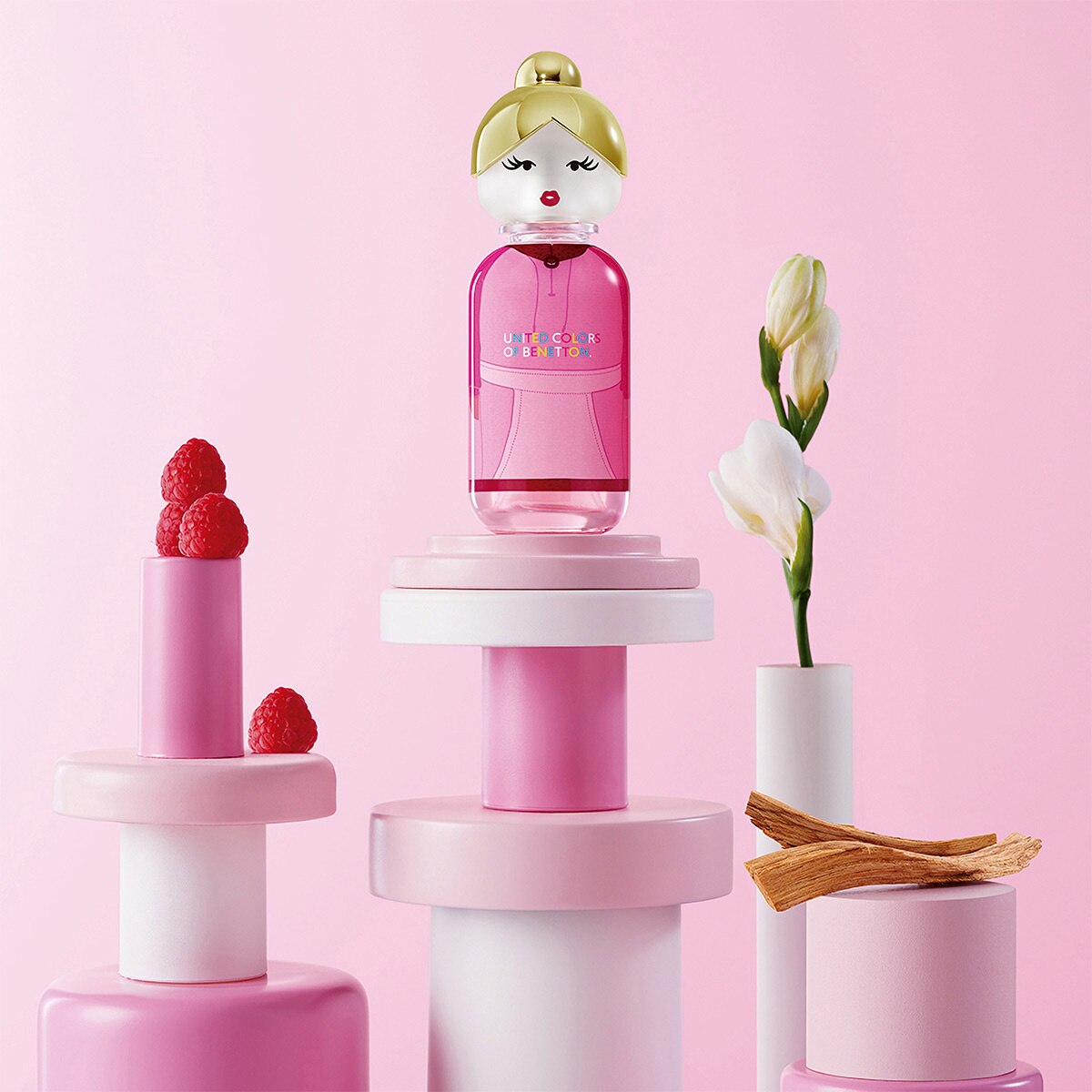 BENETTON SISTERLAND PINK RASPBERRY SET