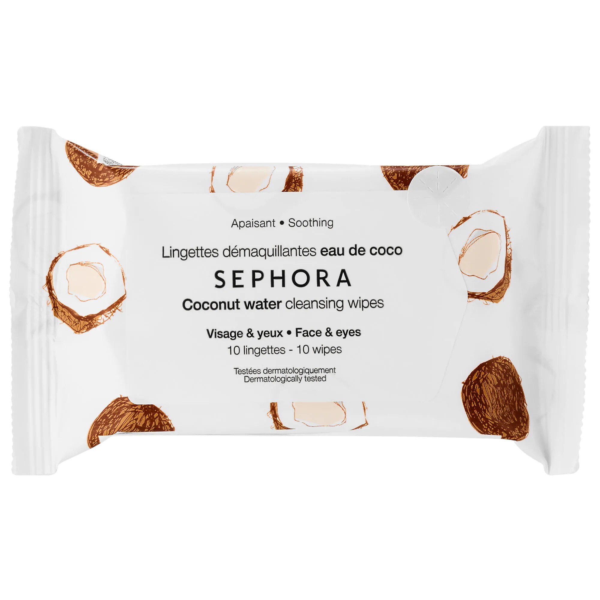 CLEANSING & EXFOLIATING WIPES TRAVEL SIZE (10 TOALLAS FACIALES)