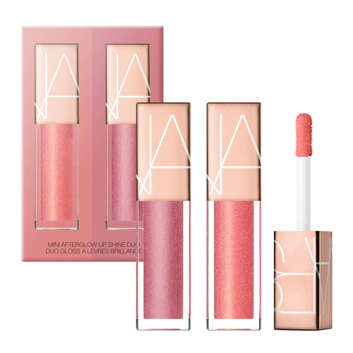MINI AFTERGLOW LIP SHINE D&Uacute;O (BRILLO DE LABIOS)