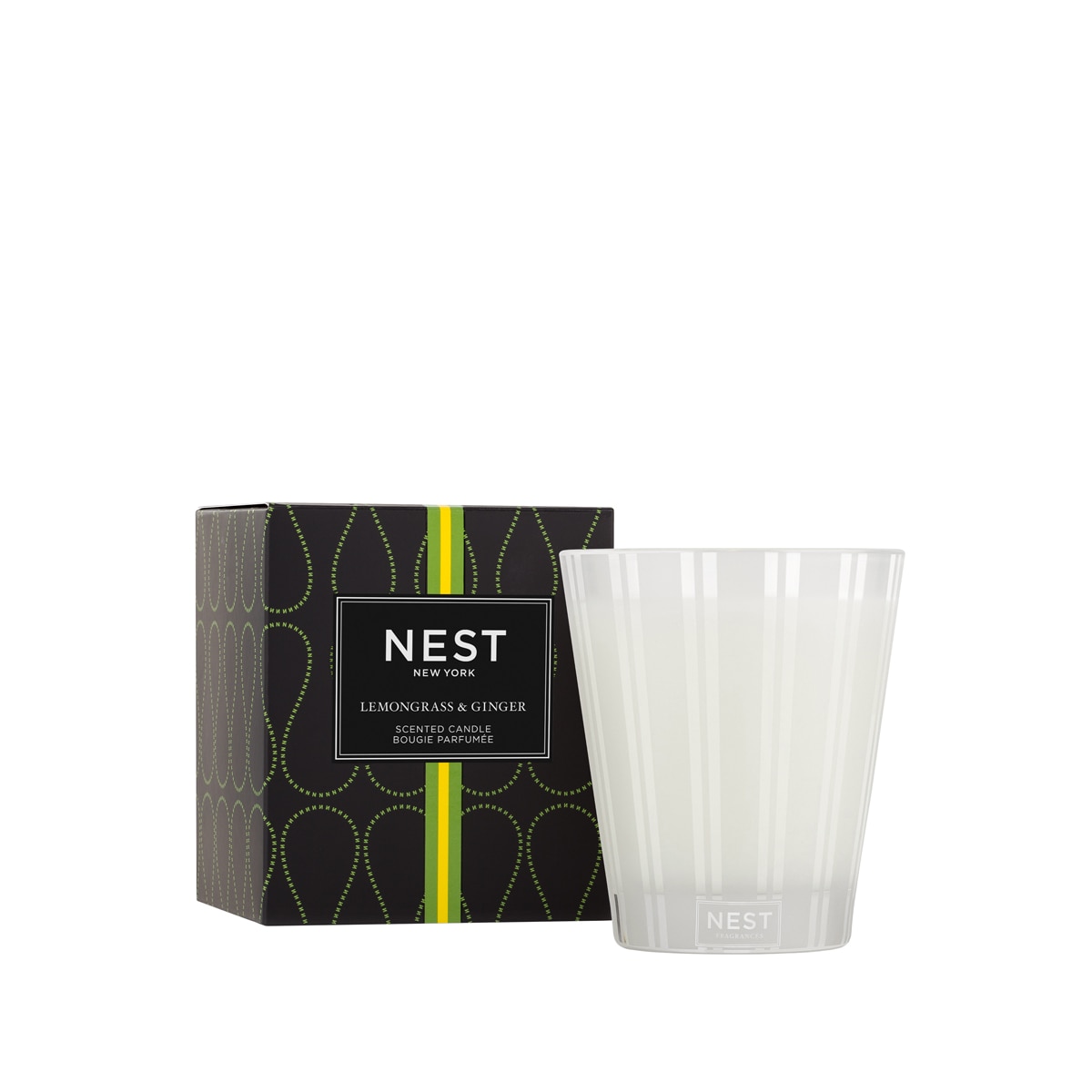 LEMONGRASS & GINGER CLASSIC CANDLE (VELA AROM&Aacute;TICA)