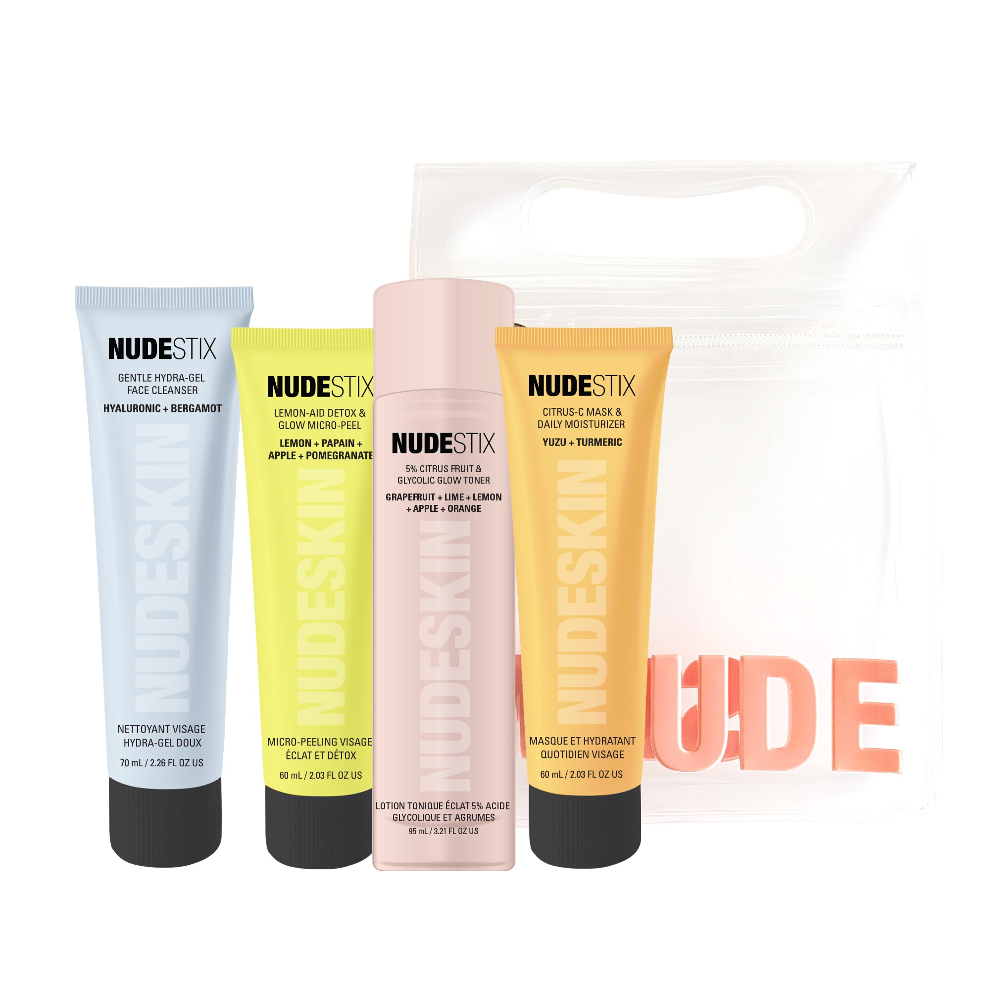 NUDESKIN 4 STEP KIT FOR SENSITIVE SKIN (SET PARA EL CUIDADO DE LA PIEL)