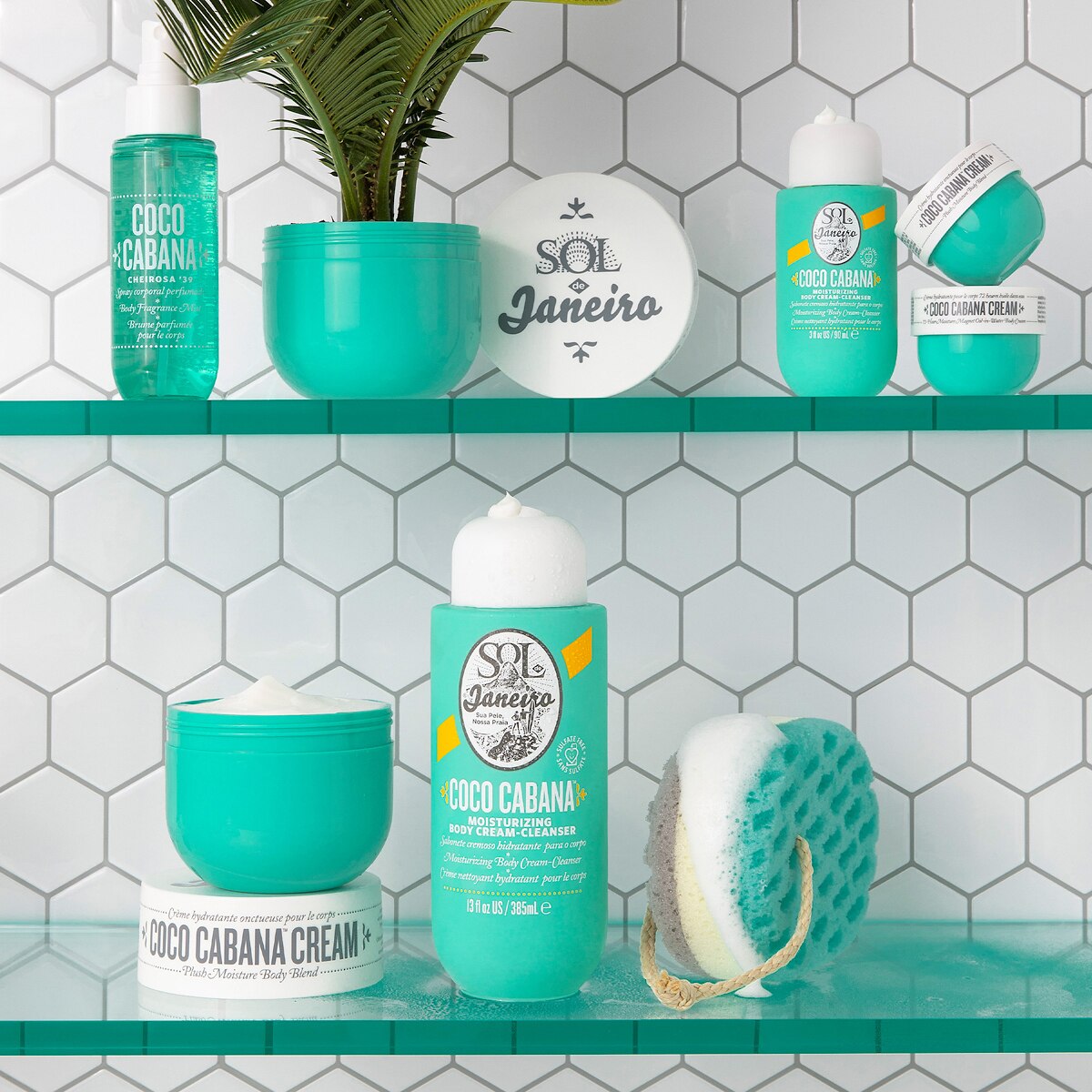 COCO CABANA MOISTURIZING BODY CREAM-CLEANSER
