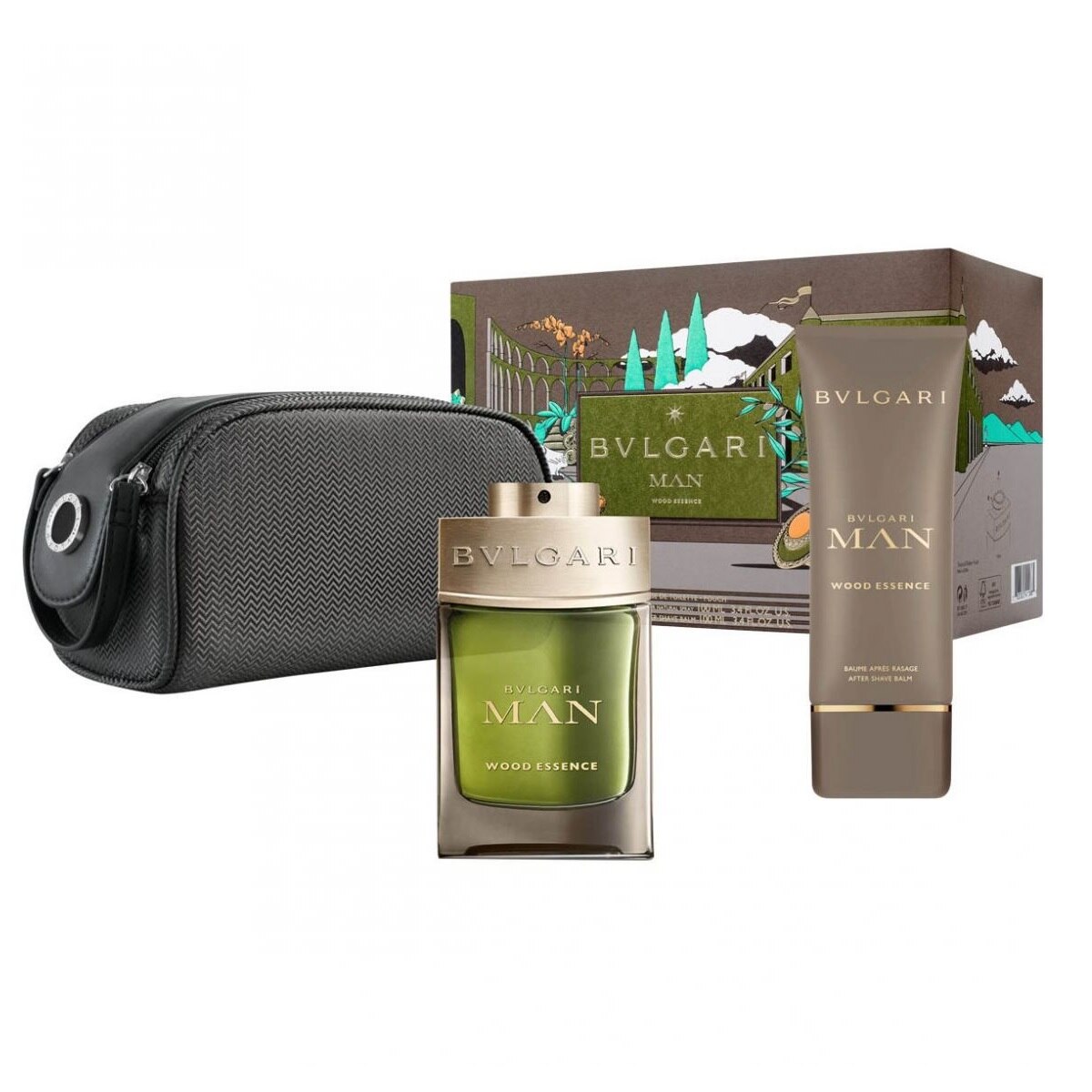 BULGARI MAN WOOD ESSENCE SET (SET DE FRAGANCIAS)