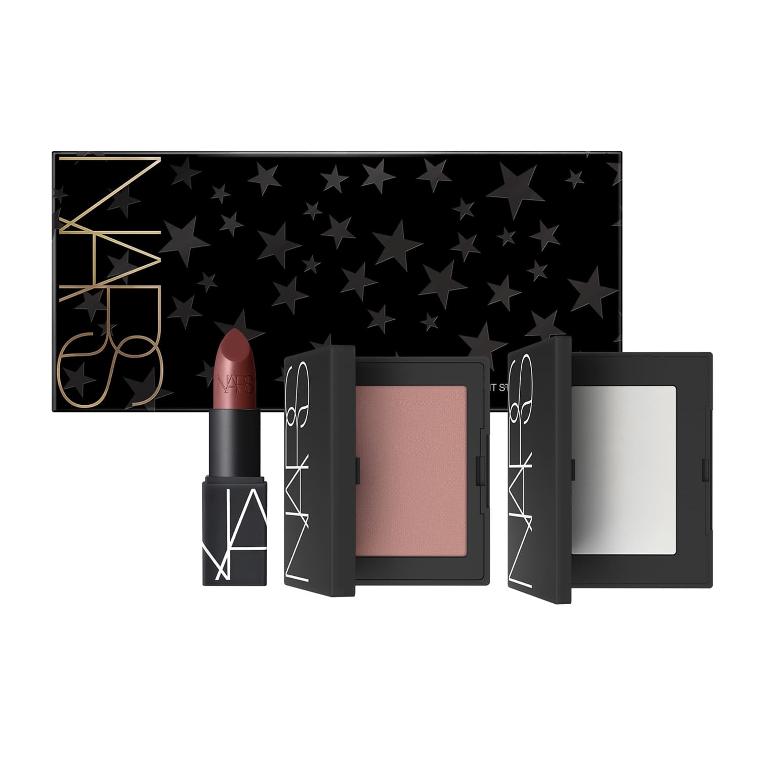 INSTANT STARDOM MINI FACE SET (SET DE BLUSH, LABIAL Y POLVO FIJADOR)