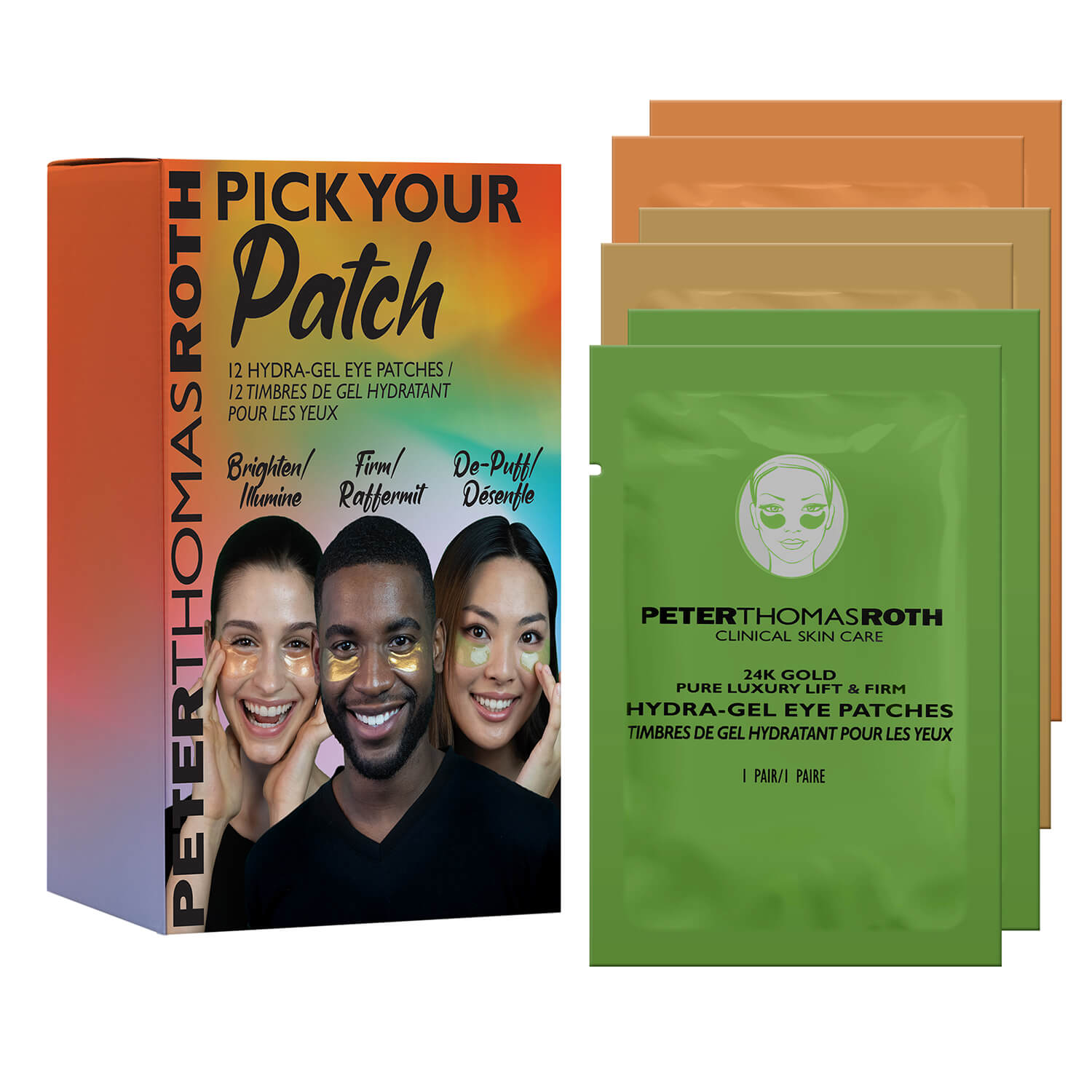 PICK YOUR PATCH 12 HYDRA-GEL EYE PATCHES (SET DE PARCHES DE GEL PARA OJOS)