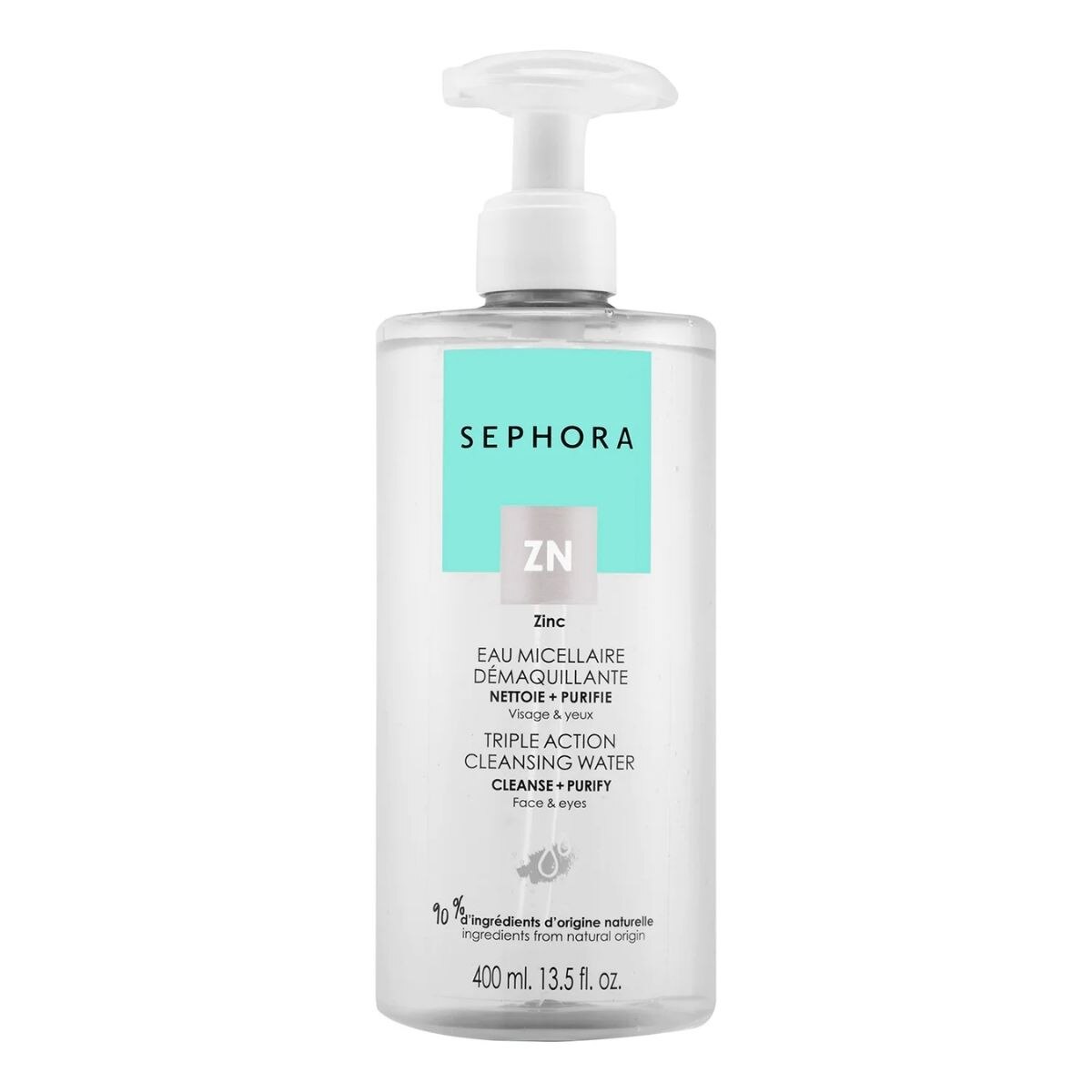 TRIPLE ACTION CLEANSING WATER (AGUA MICELAR DESMAQUILLANTE PARA OJOS Y ROSTRO)