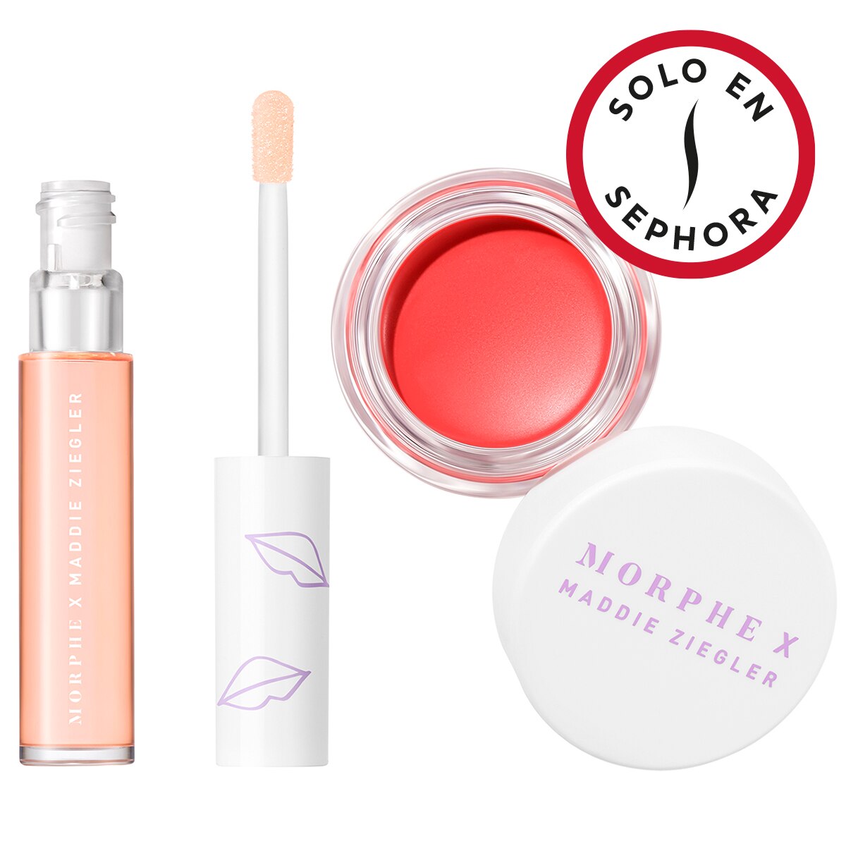 MORPHE X MADDIE ZIEGLER (D&Uacute;O PARA LABIOS Y MEJILLAS)