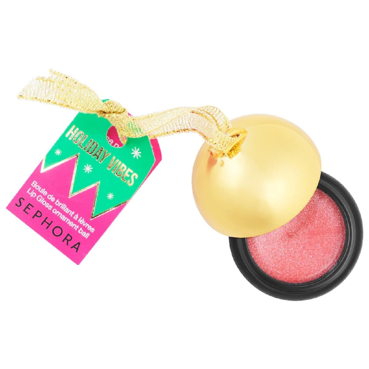 MINI HOLIDAY VIBES LIP GLOSS ORNAMENT (BRILLO LABIAL)