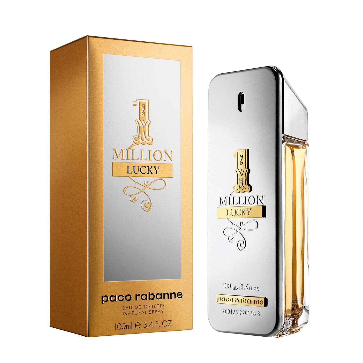 FRAGANCIA PARA CABALLERO, Rabanne, ONE MILLION LUCKY, EAU DE TOILETTE