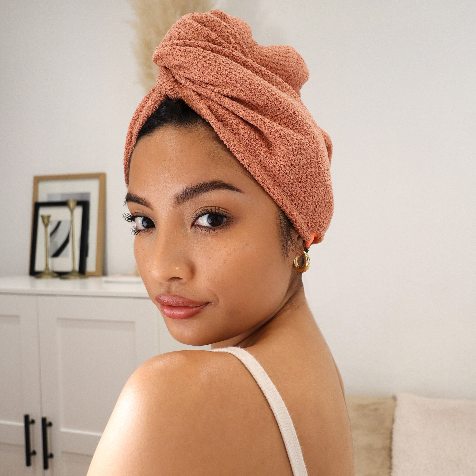 HAIR TURBAN ANTIBACTERIAL COPPER (TURBANTE PARA CABELLO)