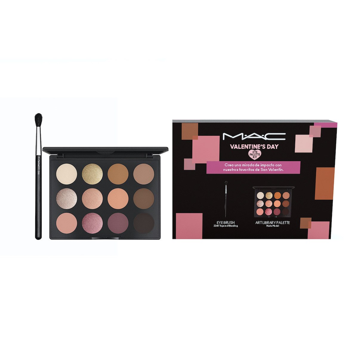 MAC VALENTINE'S  SET ART LIBRARY / NUDE MODEL (PALETA DE OJOS)
