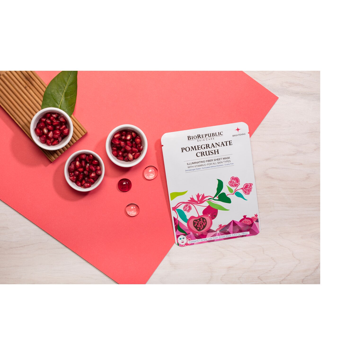 POMEGRANATE CRUSH ILLUMINATING FIBER MASK (MASCARILLA PARA ROSTRO)