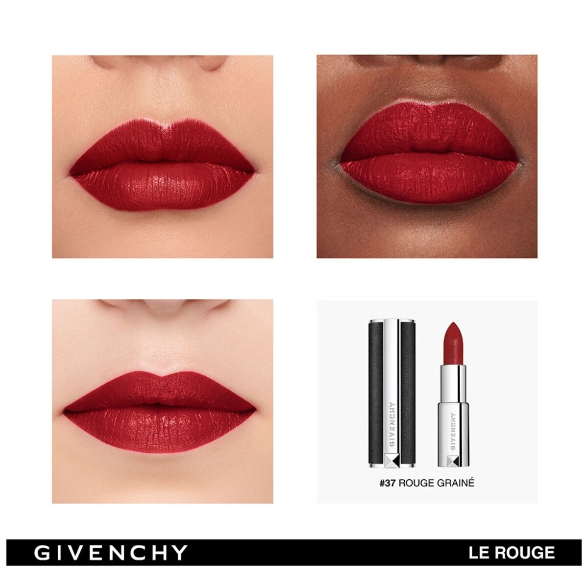 LE ROUGE (LABIAL SEMI-MATE DE ALTA COBERTURA)