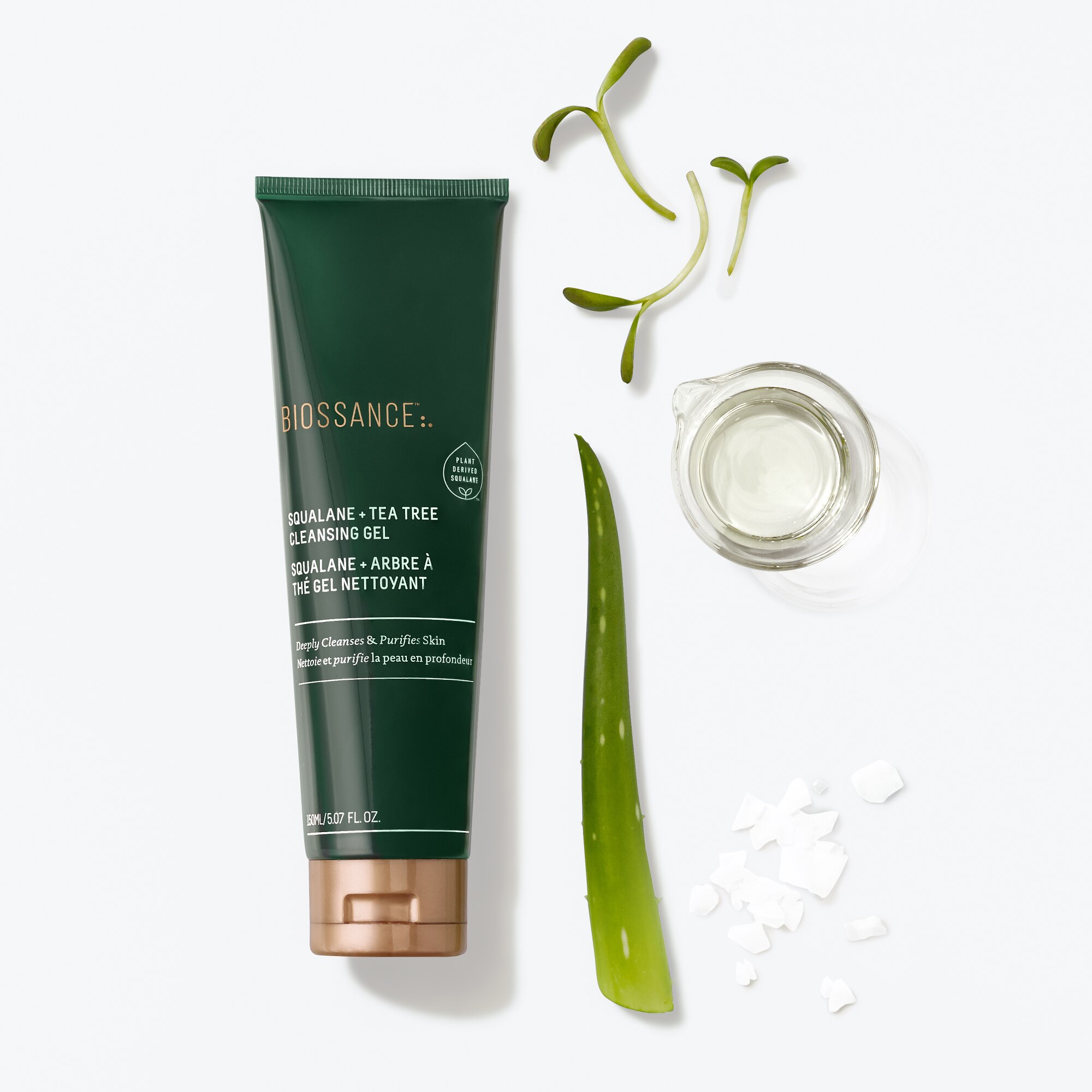 GEL LIMPIADOR TEA TREE Y ESCUALANO