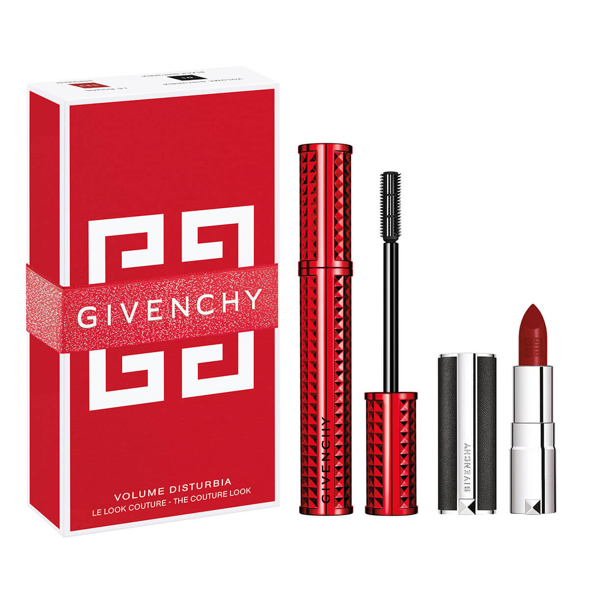 SET DE MAQUILLAJE VOLUME DISTURBIA + MINI LABIAL LE ROUGE EDICI&Oacute;N LIMITADA DE NAVIDAD