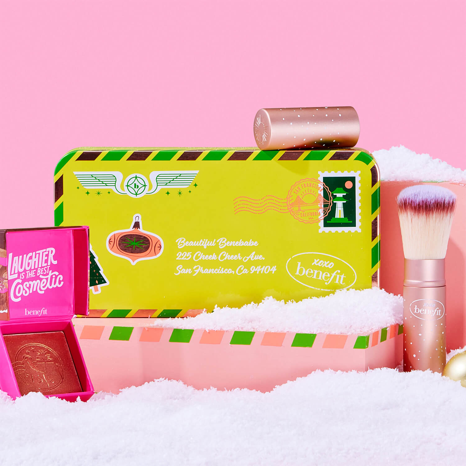SET XMAS BLUSH 'N BRUSH DELIVERY